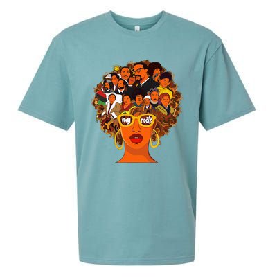 I Love My Roots Back Powerful Black History Month Dna Pride Sueded Cloud Jersey T-Shirt