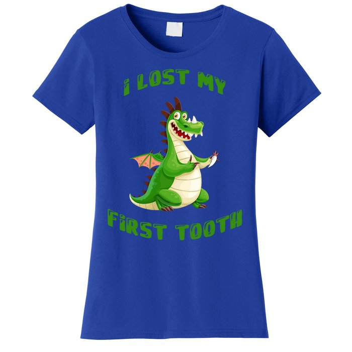 I Lost My 1St Tooth Funny Dragon Tooth Fairy Gift Women's T-Shirt