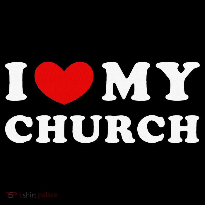 I Love My Church I Heart My Church Baby Bodysuit
