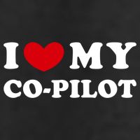I Love My Copilot I Heart My Copilot Great Gift Adult Drive Performance Visor