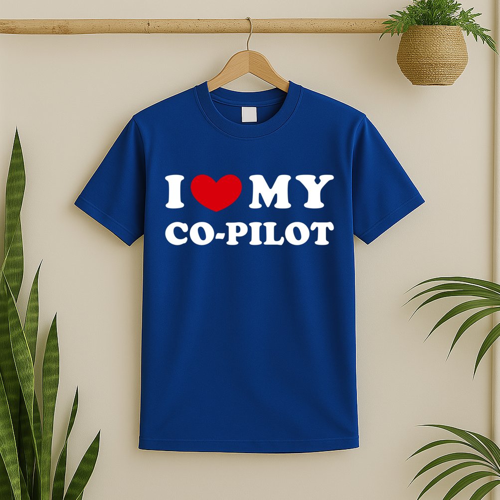 I Love My Copilot I Heart My Copilot Great Gift T-Shirt
