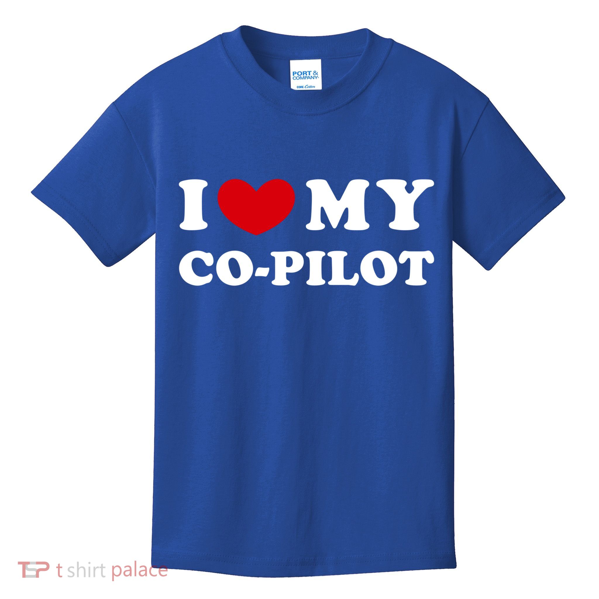 I Love My Copilot I Heart My Copilot Great Gift Kids T-Shirt