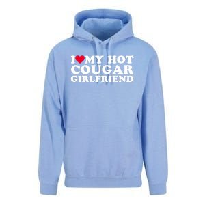 I Love My Hot Cougar Girlfriend GF I Heart My Hot Cougar Girlfriend Unisex Surf Hoodie