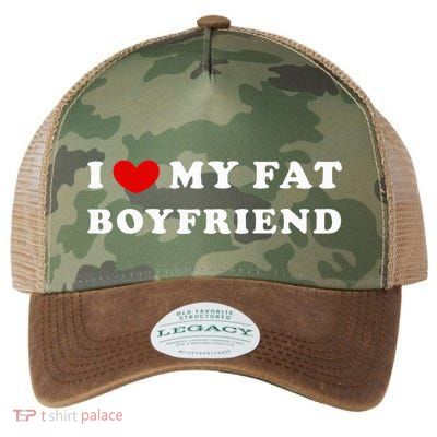 I Love My Fat Boyfriend Legacy Tie Dye Trucker Hat