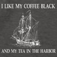 I Like My Coffee Black And Tea In The Harbor Vector Backpack