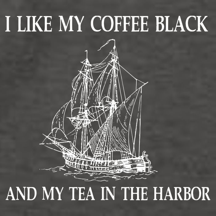 I Like My Coffee Black And Tea In The Harbor Vector Backpack