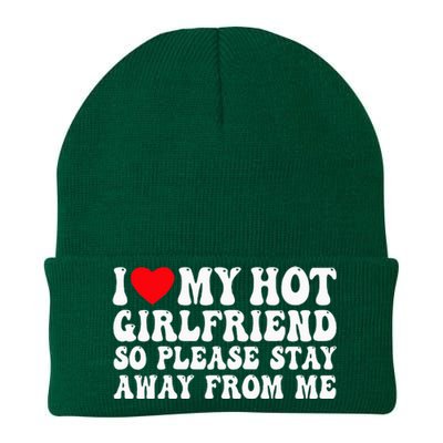 I Love My Girlfriend I Love My Girlfriend Please Stay Away Knit Cap Winter Beanie