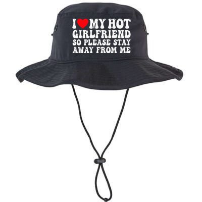 I Love My Girlfriend I Love My Girlfriend Please Stay Away Legacy Cool Fit Booney Bucket Hat