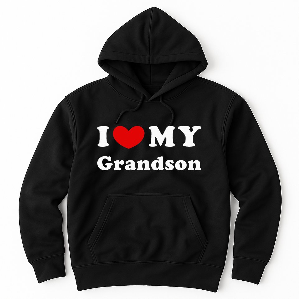 I Love My Grandson Hoodie