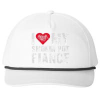 I Love My Smoking Hot Fiance Funny Fiancee Anniversary Snapback Five-Panel Rope Hat