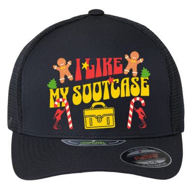 I Like My Suitcase Funny Sootcase Viral Meme Flexfit Unipanel Trucker Cap