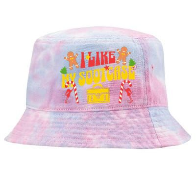 I Like My Suitcase Funny Sootcase Viral Meme Tie-Dyed Bucket Hat