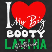 I Love My Big Booty Girlfriend I Heart My Big Booty G 7 Panel Mesh Trucker Snapback Hat
