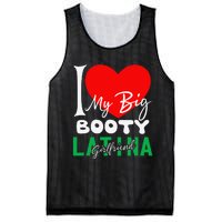 I Love My Big Booty Girlfriend I Heart My Big Booty G Mesh Reversible Basketball Jersey Tank