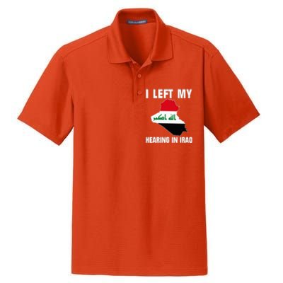 I Left My Hearing In Iraq Dry Zone Grid Polo