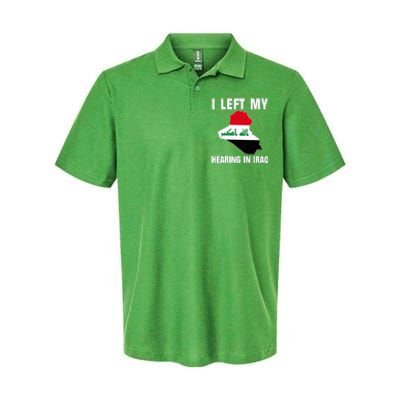 I Left My Hearing In Iraq Softstyle Adult Sport Polo