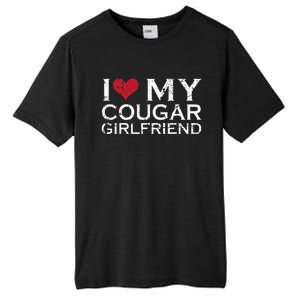 I Love My Cougar Girlfriend I Heart My Cougar Girlfriend GF  Tall Fusion ChromaSoft Performance T-Shirt