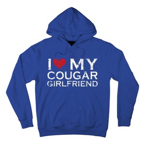 I Love My Cougar Girlfriend I Heart My Cougar Girlfriend GF  Hoodie