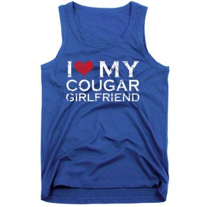 I Love My Cougar Girlfriend I Heart My Cougar Girlfriend GF  Tank Top