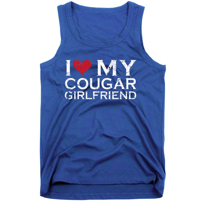 I Love My Cougar Girlfriend I Heart My Cougar Girlfriend GF  Tank Top