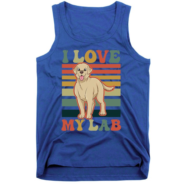 I Love My Lab Lab Mom Gift Tank Top