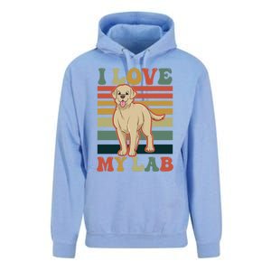 I Love My Lab Lab Mom Gift Unisex Surf Hoodie