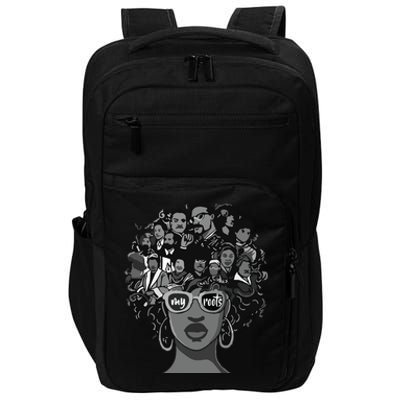 I Love My Roots Back Powerful Black History Month Pride DNA Impact Tech Backpack