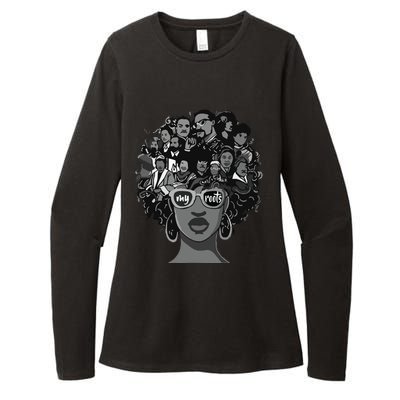 I Love My Roots Back Powerful Black History Month Pride DNA Womens CVC Long Sleeve Shirt