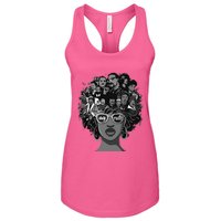 I Love My Roots Back Powerful Black History Month Pride DNA Women's Racerback Tank