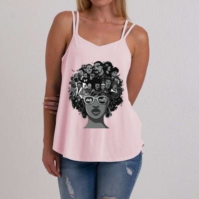 I Love My Roots Back Powerful Black History Month Pride DNA Women's Strappy Tank