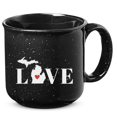 I Love Michigan 15oz Campfire Ceramic Mug
