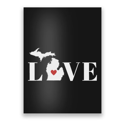 I Love Michigan Poster