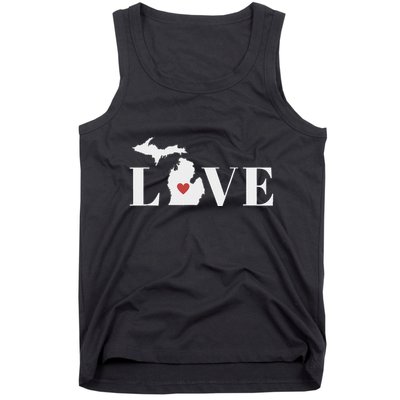 I Love Michigan Tank Top