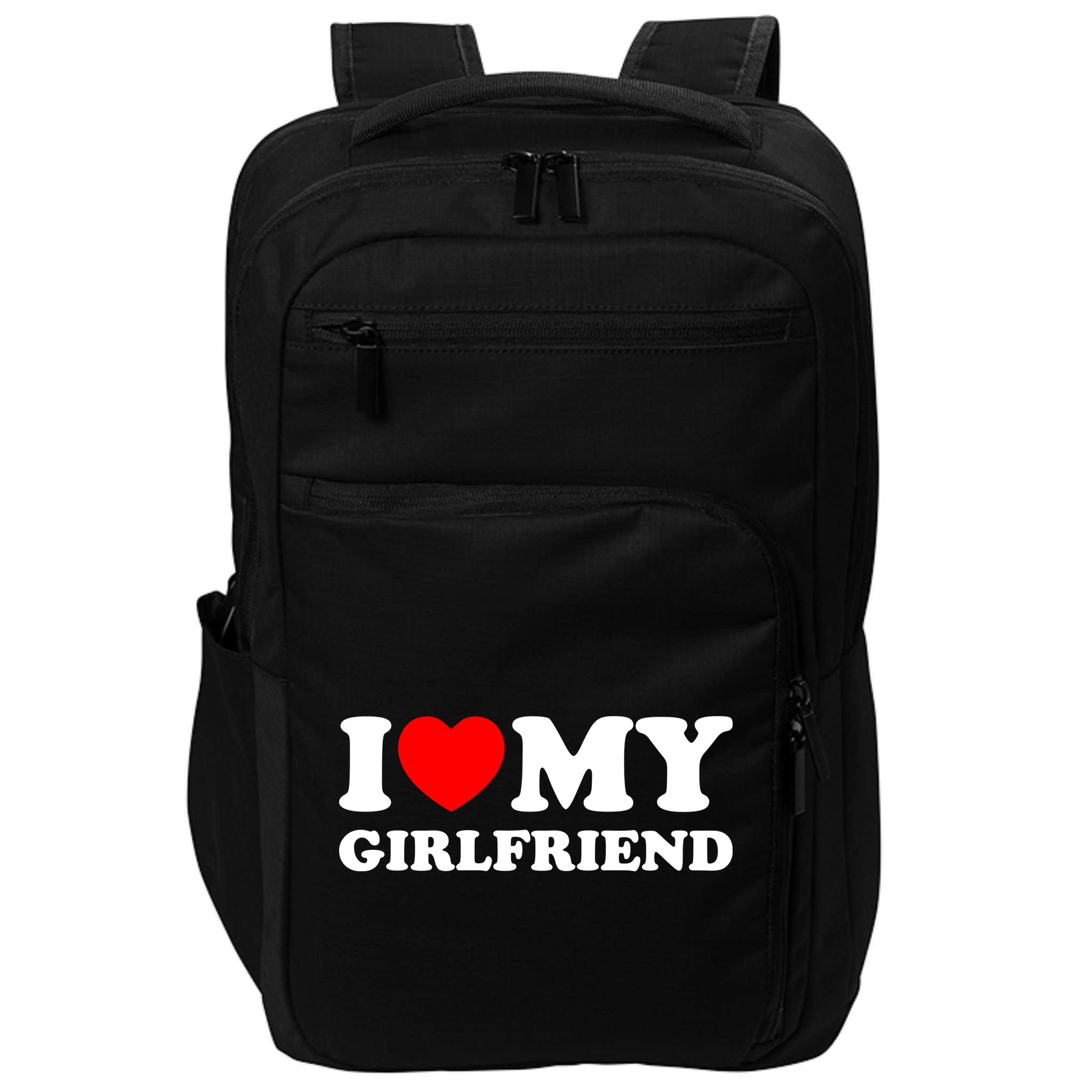 I Love My GF Girlfriend Impact Tech Backpack