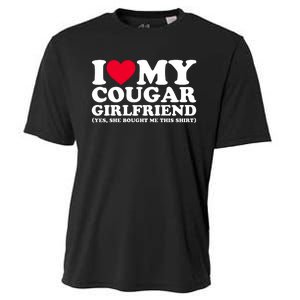 I Love My Cougar Girlfriend GF She Bought Me This Shirt Cooling Performance Crew T-Shirt