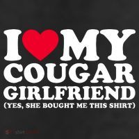 I Love My Cougar Girlfriend GF She Bought Me This Shirt Beanie