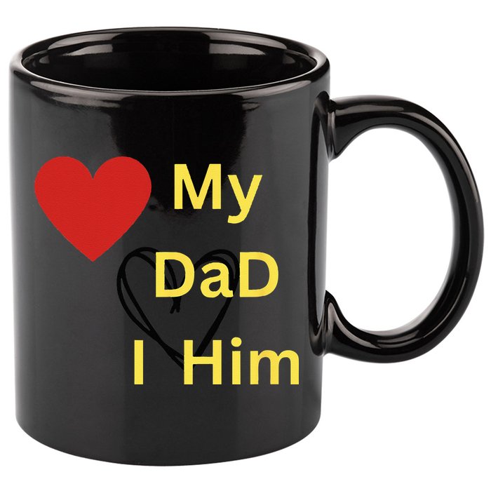 I LOVE MY DAD T 11oz C Handle Ceramic Mug
