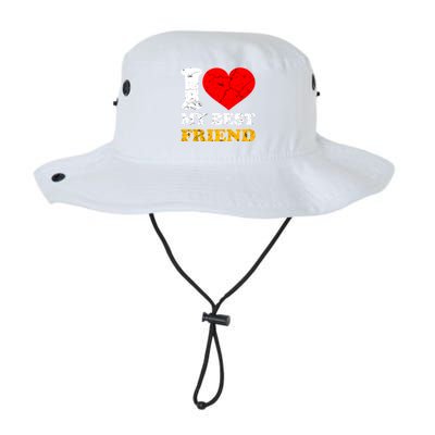 I Love My Best Friend Gift Legacy Cool Fit Booney Bucket Hat