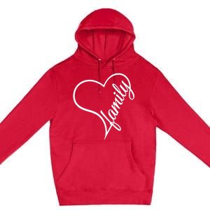 I Love My Family Cute Family Premium Pullover Hoodie