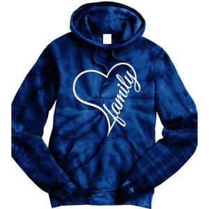 I Love My Family Cute Family Tie Dye Hoodie