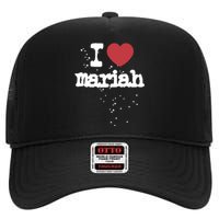 I Love M.A.R.I.A.H High Crown Mesh Back Trucker Hat