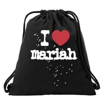 I Love M.A.R.I.A.H Drawstring Bag