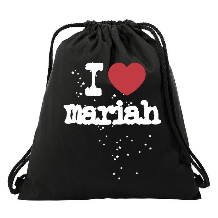 I Love M.A.R.I.A.H Drawstring Bag