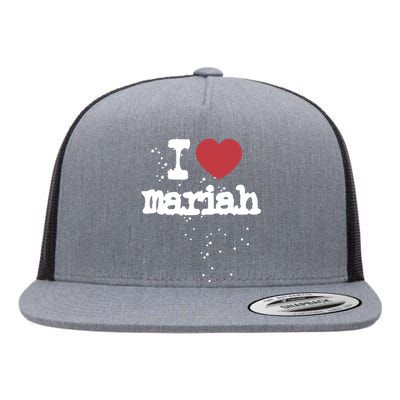 I Love M.A.R.I.A.H Flat Bill Trucker Hat