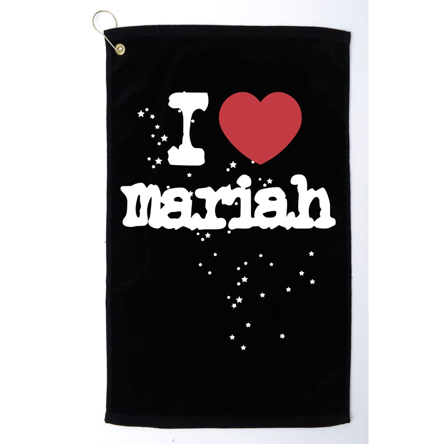 I Love M.A.R.I.A.H Golf Towel