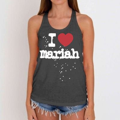 I Love M.A.R.I.A.H Women's Knotted Racerback Tank