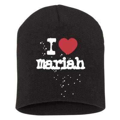 I Love M.A.R.I.A.H Short Acrylic Beanie