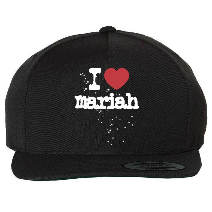 I Love M.A.R.I.A.H Wool Snapback Cap