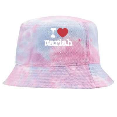 I Love M.A.R.I.A.H Tie-Dyed Bucket Hat