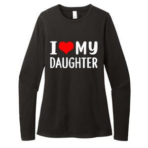 I Love My Daughter Fathers Day Gifts For Dad Womens CVC Long Sleeve Shirt